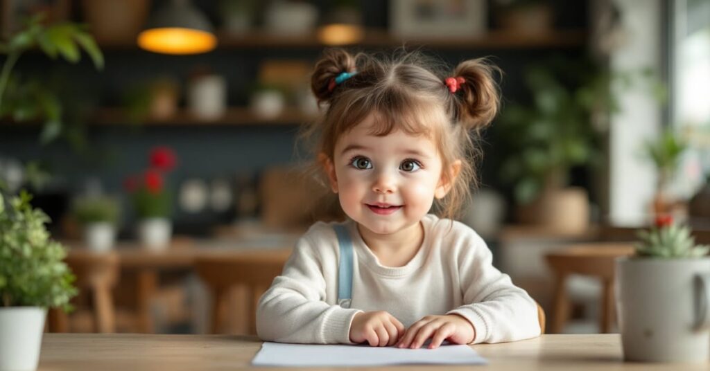 Enfants jouant dans un centre de petite enfance moderne sous la supervision d'une éducatrice bienveillante
