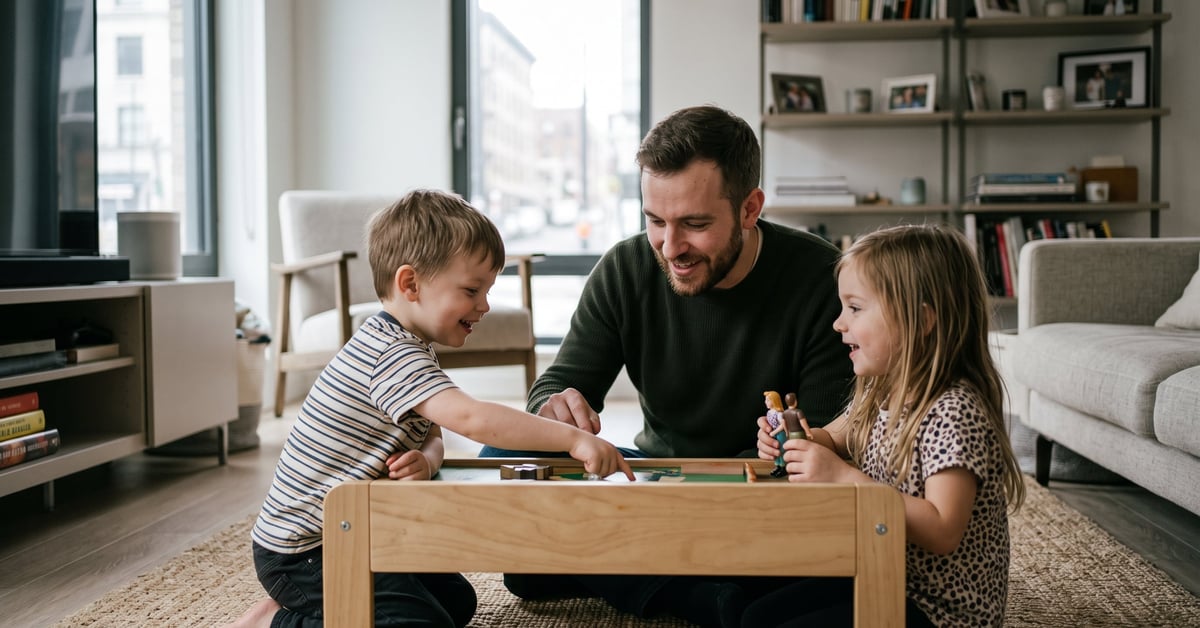 Acteur en babysitting gardant un enfant entre deux castings