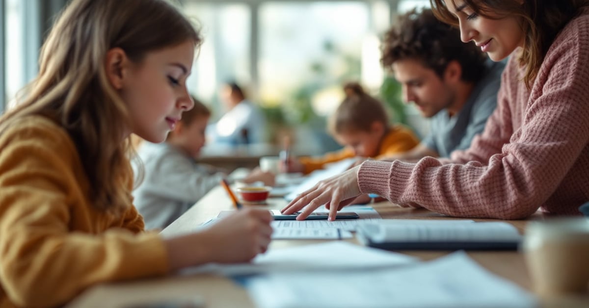 Calcul des congés payés d'une assistante maternelle avec documents et calculatrice sur un bureau