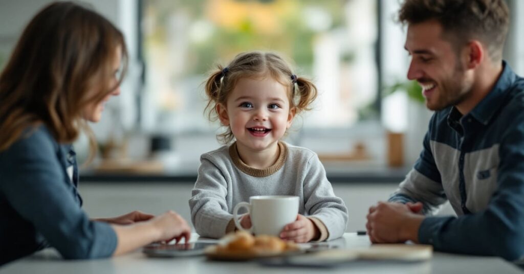 Crèche près de chez soi : enfants jouant dans un espace d'accueil moderne et lumineux