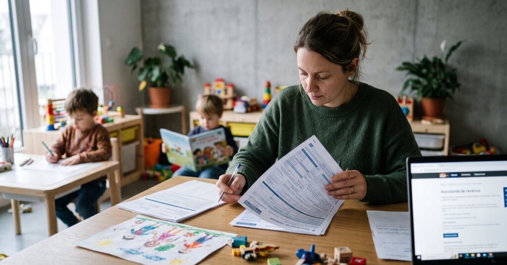 Déduction d'impôt assistante maternelle : documents fiscaux et garde d'enfant à domicile