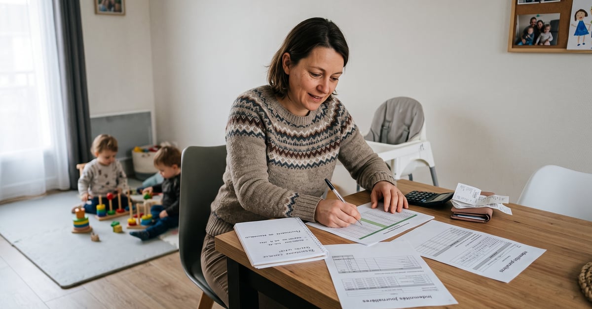 Assistante maternelle avec enfant, indemnité journalière et droits sociaux